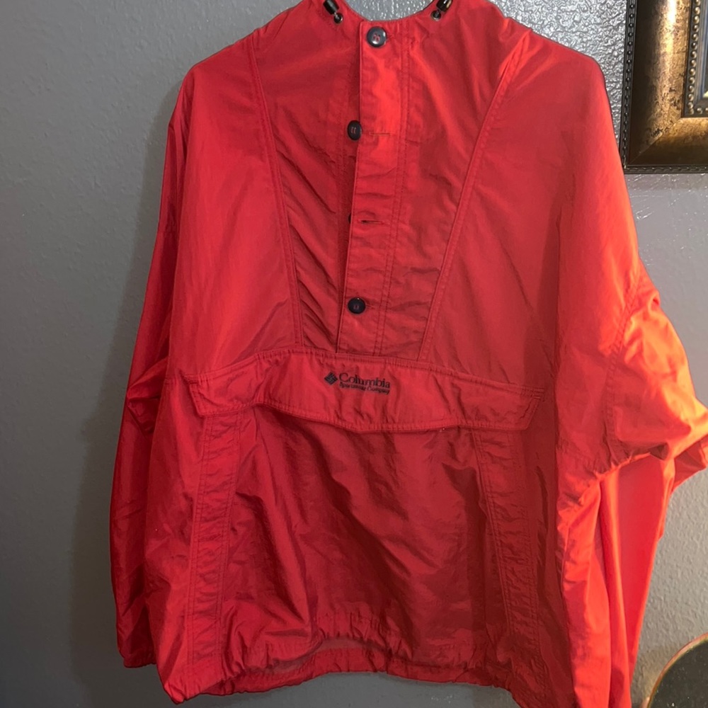 Vintage Red Columbia Wknd Breaker / Jacket